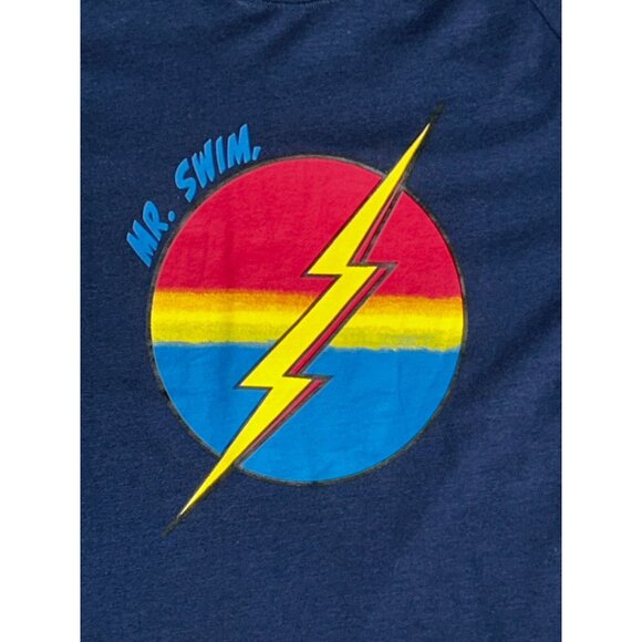 Mr. Swim Unisex Long Sleeve Shirt Medium Navy Blue NWOT Indie Kid Skater - Picture 4 of 6